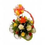 send Mixed Flower n Lilies Bouquets delivery